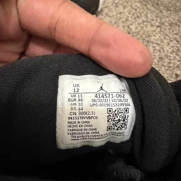 Air Jordan 13 Retro Sneakers - Black and White